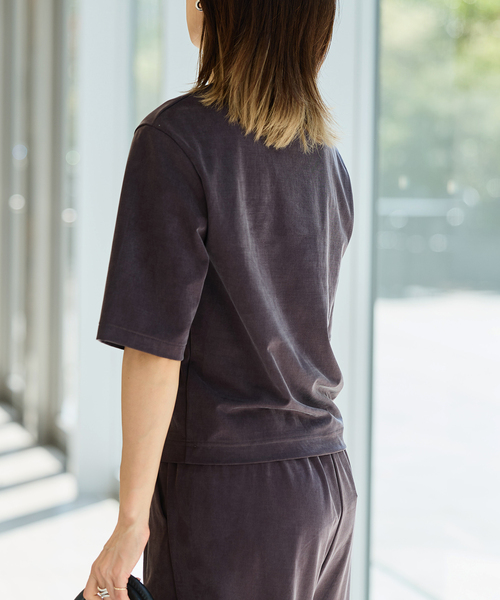 IENA LA BOUCLE(イエナラブークル)の「《追加》IENA LA BOUCLE Cupra mix Tシャツ(Tシャツ/カットソー・レディース・ブラウン/ブラック・FREE)」の15枚目の写真