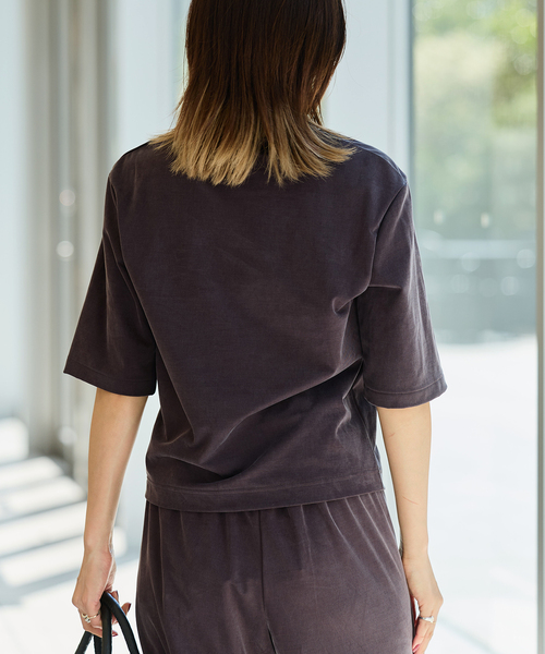 IENA LA BOUCLE(イエナラブークル)の「《追加》IENA LA BOUCLE Cupra mix Tシャツ(Tシャツ/カットソー・レディース・ブラウン/ブラック・FREE)」の16枚目の写真