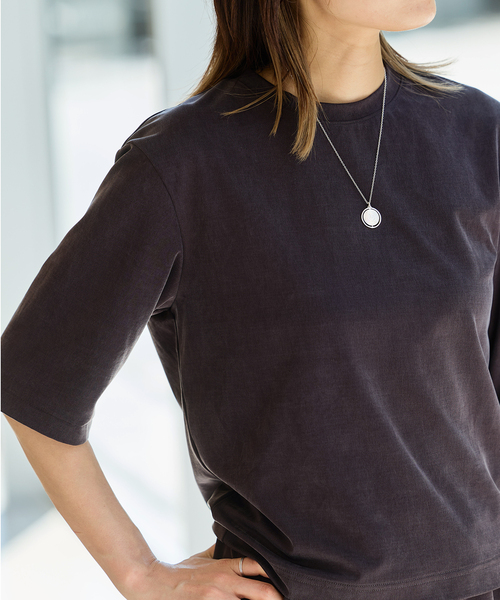 IENA LA BOUCLE(イエナラブークル)の「《追加》IENA LA BOUCLE Cupra mix Tシャツ(Tシャツ/カットソー・レディース・ブラウン/ブラック・FREE)」の18枚目の写真