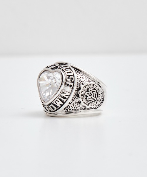 AMBUSH(アンブッシュ)の「【AMBUSH/アンブッシュ】 HEART CLASS RING(リング・メンズ・ピンク/クリア・M/S/XS)」の6枚目の写真