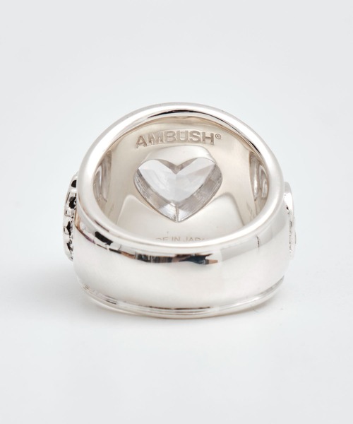 AMBUSH(アンブッシュ)の「【AMBUSH/アンブッシュ】 HEART CLASS RING(リング・メンズ・ピンク/クリア・M/S/XS)」の8枚目の写真