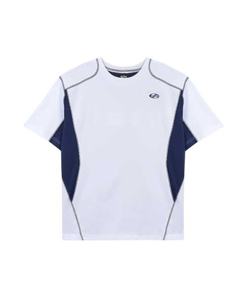 HYUNFIT（ヒョンフィット）の「ESSENTIAL MESH T-SHIRT-[WHITE]（Tシャツ/カットソー・メンズ・その他・MEDIUM/LARGE/X-LARGE）」の2枚目の写真