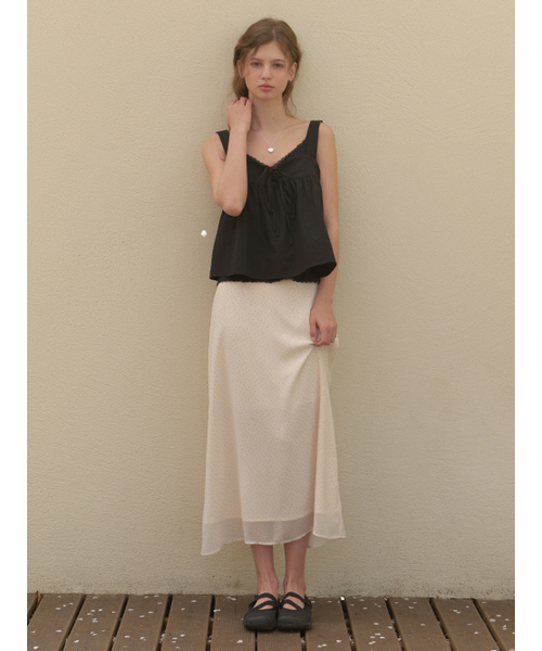 RE_L(リエル)の「Rousseau dot skirt (cream)(スカート・レディース・その他・SMALL/MEDIUM)」の5枚目の写真