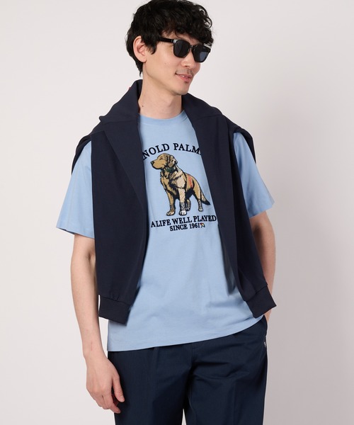 Arnold Palmer(アーノルドパーマー)の「シェア アソート グラフィック Tシャツ(Tシャツ/カットソー・レディース・レッド/サックスブルー/ホワイト/ブラック・LL/L/M/S/XS)」の16枚目の写真