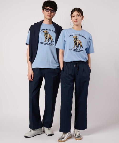 Arnold Palmer(アーノルドパーマー)の「シェア アソート グラフィック Tシャツ(Tシャツ/カットソー・レディース・レッド/サックスブルー/ホワイト/ブラック・LL/L/M/S/XS)」の5枚目の写真