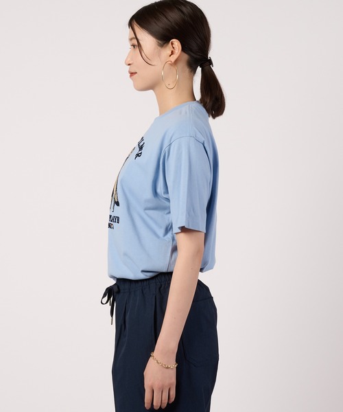 Arnold Palmer(アーノルドパーマー)の「シェア アソート グラフィック Tシャツ(Tシャツ/カットソー・レディース・レッド/サックスブルー/ホワイト/ブラック・LL/L/M/S/XS)」の22枚目の写真
