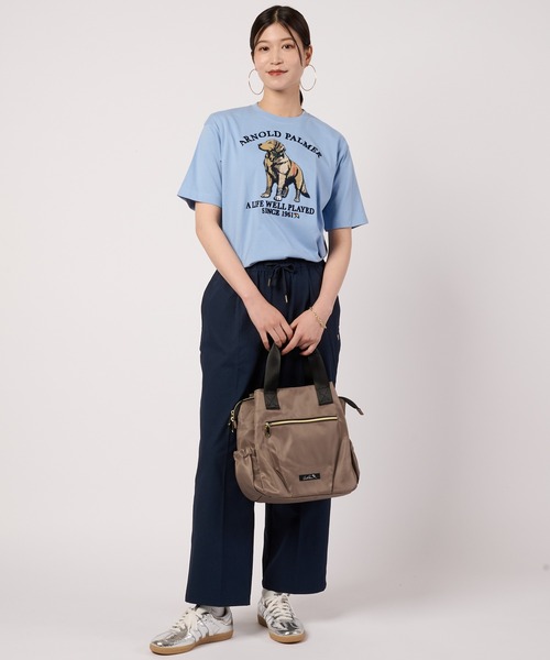 Arnold Palmer(アーノルドパーマー)の「シェア アソート グラフィック Tシャツ(Tシャツ/カットソー・レディース・レッド/サックスブルー/ホワイト/ブラック・LL/L/M/S/XS)」の15枚目の写真