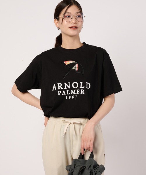 Arnold Palmer(アーノルドパーマー)の「シェア アソート グラフィック Tシャツ(Tシャツ/カットソー・レディース・レッド/サックスブルー/ホワイト/ブラック・LL/L/M/S/XS)」の11枚目の写真