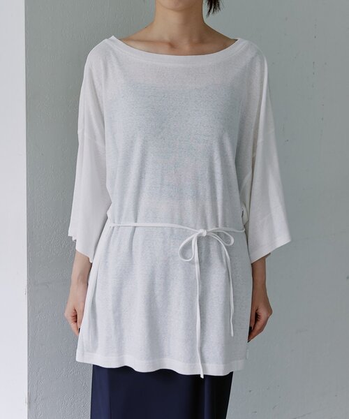 SHENERY（シーナリー）の「【再入荷】スラブコットンBIGTee（Tシャツ/カットソー・レディース・オフホワイト/カーキ/ブラック・FREE）」の8枚目の写真