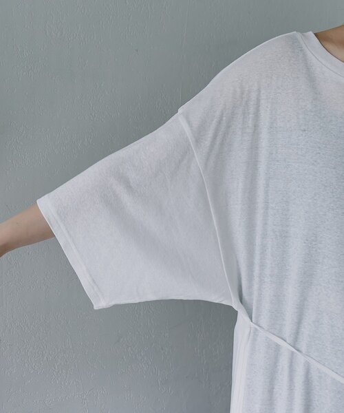 SHENERY（シーナリー）の「【再入荷】スラブコットンBIGTee（Tシャツ/カットソー・レディース・オフホワイト/カーキ/ブラック・FREE）」の13枚目の写真
