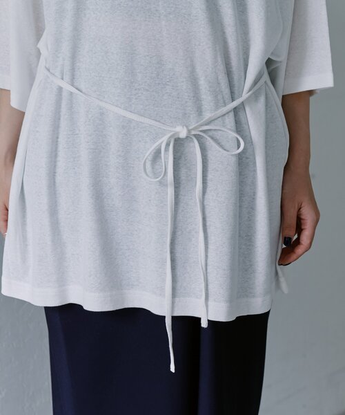 SHENERY（シーナリー）の「【再入荷】スラブコットンBIGTee（Tシャツ/カットソー・レディース・オフホワイト/カーキ/ブラック・FREE）」の14枚目の写真