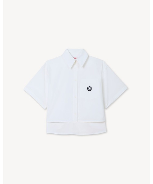 KENZO（ケンゾー）の「'Boke Flower 2.0' エンブロイダリー ショート スリーブ シャツ イン コットン ポプリン（シャツ/ブラウス・レディース・ホワイト系その他・36/34）」の2枚目の写真