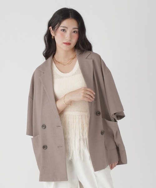 GLOBAL WORK(グローバルワーク)の「フリンジニットベスト/684044(ベスト・レディース・オフホワイト・LARGE/MEDIUM)」の21枚目の写真