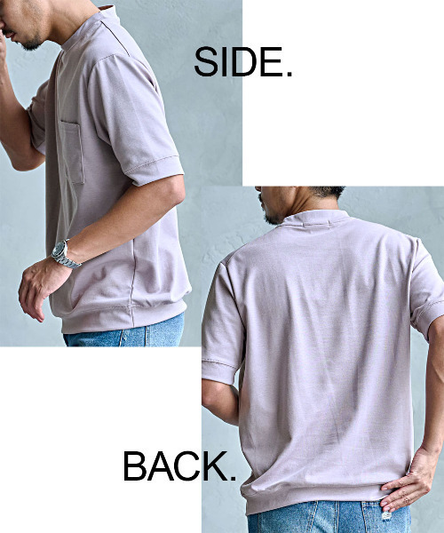 SILVER BULLET(シルバーバレット)の「『SILVER BULLET SELECT AP/シルバーバレットセレクト』汗染み軽減スマートTシャツ(Tシャツ/カットソー・メンズ・ライトグレー/ブラック/グレー系1/ホワイト/グレー系2/グレー系3/グレー系4/グレー系5・L/LL/M)」の20枚目の写真