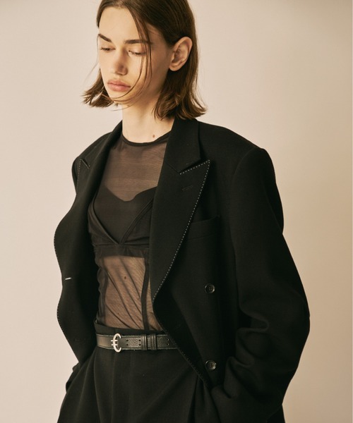beautiful people（ビューティフルピープル）の「our wacoal cup in tank top（タンクトップ・レディース・ブラック・MEDIUM/SMALL）」の11枚目の写真