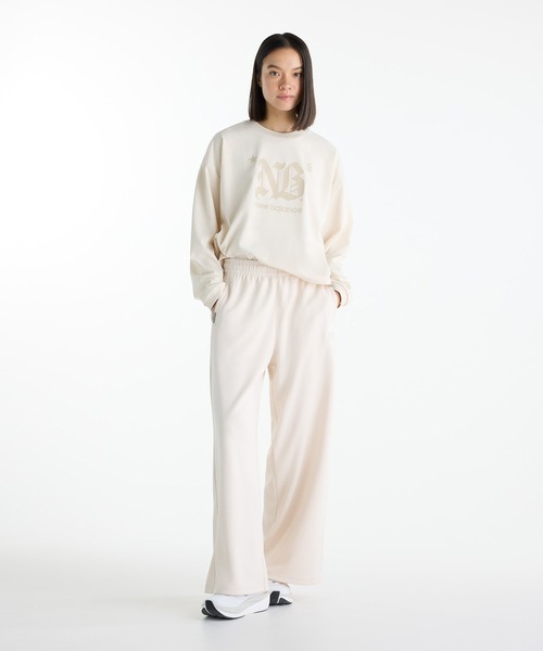 NEW BALANCE(ニューバランス)の「ニットパンツ(ワイド)(スウェットパンツ・レディース・ブルーグレー/アイボリー・X-LARGE/LARGE/MEDIUM/SMALL)」の7枚目の写真