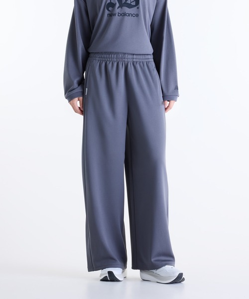 NEW BALANCE(ニューバランス)の「ニットパンツ(ワイド)(スウェットパンツ・レディース・ブルーグレー/アイボリー・X-LARGE/LARGE/MEDIUM/SMALL)」の9枚目の写真