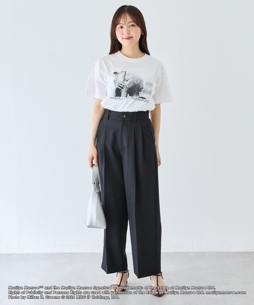 GOOD ROCK SPEED(グッドロックスピード)の「【GOOD ROCK SPEED】マリリン・モンロー|Marilyn Monroe/フォトプリントTシャツ(Tシャツ/カットソー・レディース・ホワイト/オフホワイト・F)」の12枚目の写真