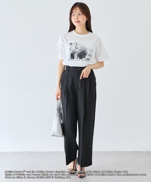 GOOD ROCK SPEED(グッドロックスピード)の「【GOOD ROCK SPEED】マリリン・モンロー|Marilyn Monroe/フォトプリントTシャツ(Tシャツ/カットソー・レディース・ホワイト/オフホワイト・F)」の14枚目の写真