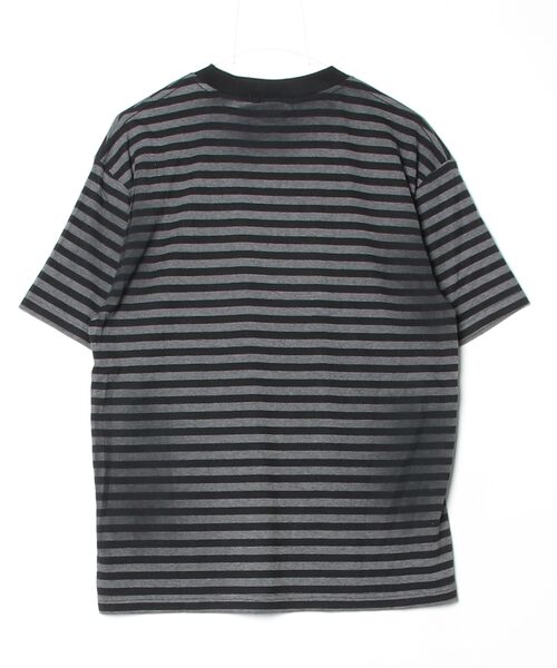 tinkerend(ティンカーエンド)の「Vintage Border Cross Big T-shirt / ヴィンテージボーダークロスビッグTシャツ(Tシャツ/カットソー・レディース・ブラック・FREE)」の6枚目の写真