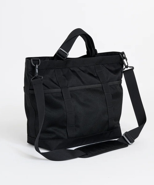 MIS（エムアイエス）の「【MIS】MESH POCKET TOTE BAG / メッシュポケットトートバッグ（トートバッグ・レディース・オリーブ/ブラック・FREE）」の4枚目の写真