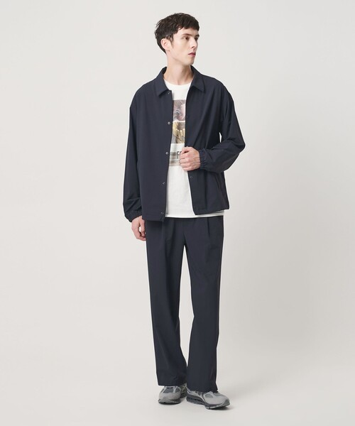 BEAUTY&YOUTH UNITED ARROWS(ビューティーアンドユースユナイテッドアローズ)の「【WEB限定】360°MASTER バルーン コーチ ジャケット セットアップ対応 撥水 ストレッチ ウォッシャブル(ブルゾン・メンズ・ネイビー・XL/L/M/S)」の3枚目の写真