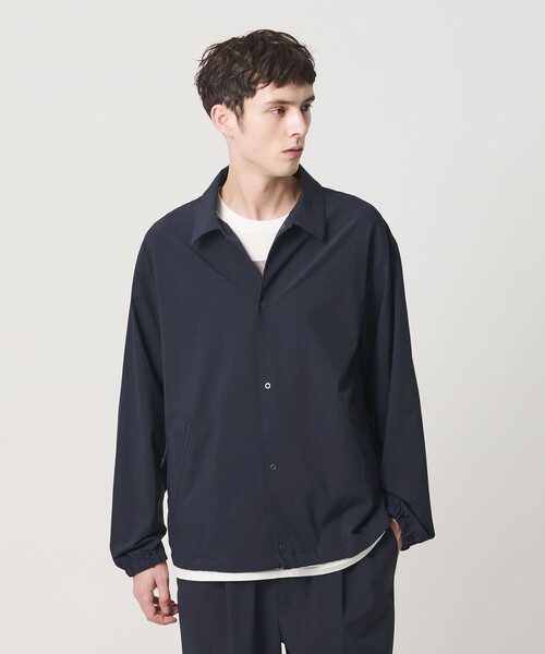 BEAUTY&YOUTH UNITED ARROWS(ビューティーアンドユースユナイテッドアローズ)の「【WEB限定】360°MASTER バルーン コーチ ジャケット セットアップ対応 撥水 ストレッチ ウォッシャブル(ブルゾン・メンズ・ネイビー・XL/L/M/S)」の6枚目の写真