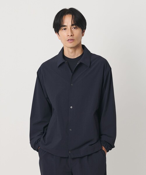 BEAUTY&YOUTH UNITED ARROWS(ビューティーアンドユースユナイテッドアローズ)の「【WEB限定】360°MASTER バルーン コーチ ジャケット セットアップ対応 撥水 ストレッチ ウォッシャブル(ブルゾン・メンズ・ネイビー・XL/L/M/S)」の14枚目の写真