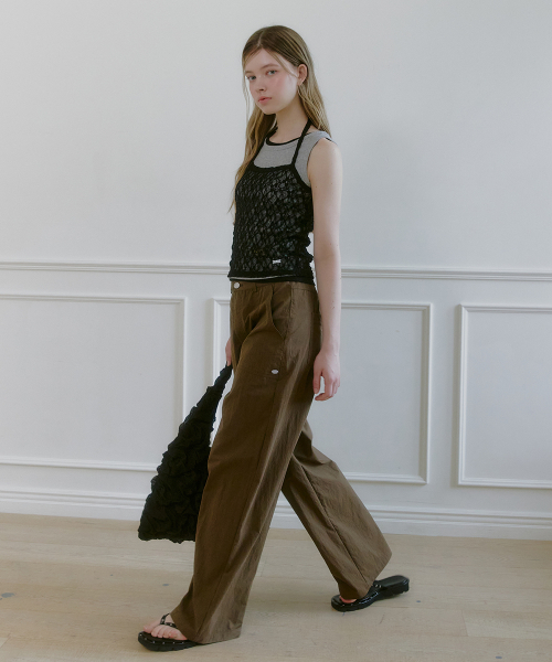 MICANE(ミケーネ)の「ヘリアレースホルターネックT(Tシャツ/カットソー・レディース・ブラック/アイボリー・SMALL/MEDIUM/LARGE/X-LARGE)」の5枚目の写真