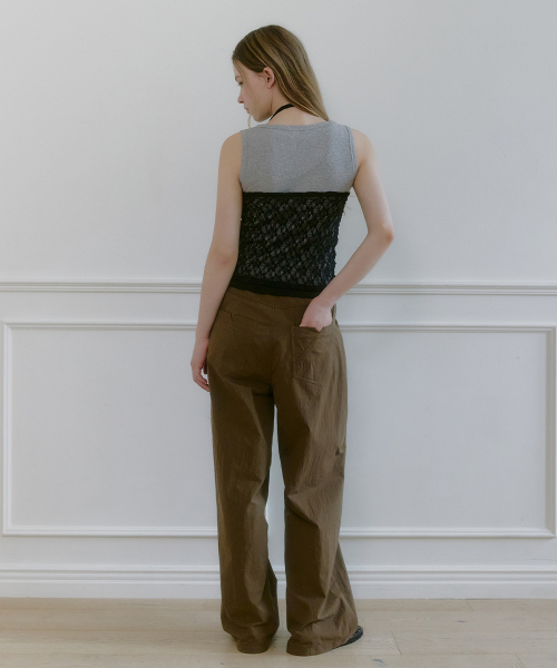 MICANE(ミケーネ)の「ヘリアレースホルターネックT(Tシャツ/カットソー・レディース・ブラック/アイボリー・SMALL/MEDIUM/LARGE/X-LARGE)」の6枚目の写真