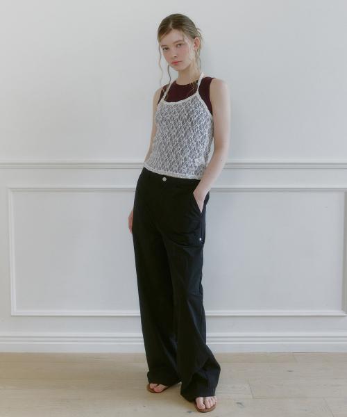 MICANE(ミケーネ)の「ヘリアレースホルターネックT(Tシャツ/カットソー・レディース・ブラック/アイボリー・SMALL/MEDIUM/LARGE/X-LARGE)」の10枚目の写真