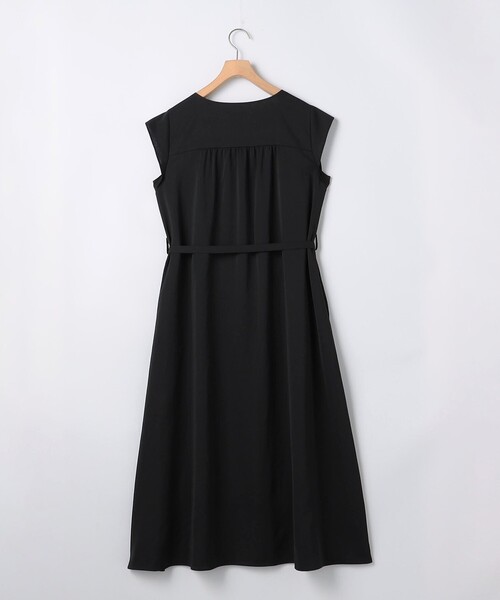 NOLLEY’S(ノーリーズ)の「《UVカット》ウォッシャブルVネックギャザーワンピース(ワンピース・レディース・ブラウン/ブラック・36/38)」の22枚目の写真