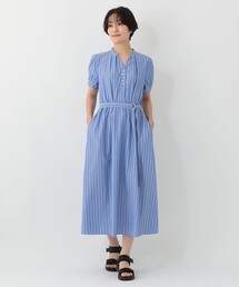 【接触冷感 UVカット 吸水速乾 抗菌防臭】バンセルクールパフスリーブワンピース