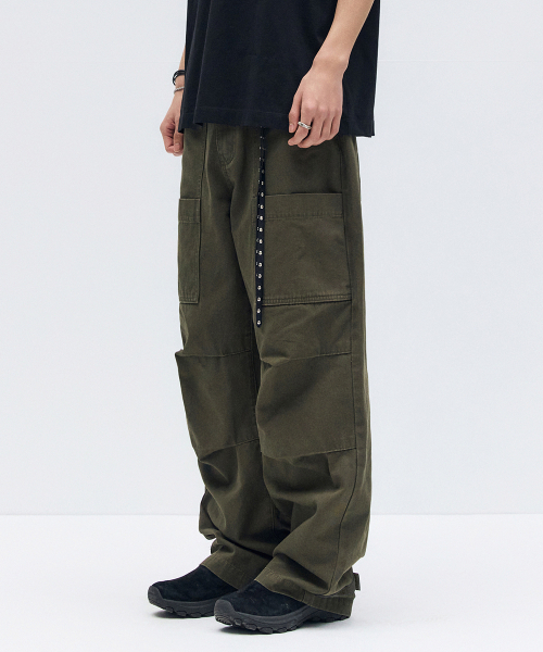 MAISON MINED(メゾンミネド)の「PARACHUTE VELCRO PANTS KHAKI(その他パンツ・メンズ・その他・SMALL/MEDIUM/LARGE)」の13枚目の写真