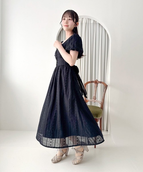 an another angelus(アンアナザーアンジェラス)の「コルセット切り替えレース柄刺繍ワンピース/fint フィント(ワンピース・レディース・オフホワイト・FREE)」の14枚目の写真