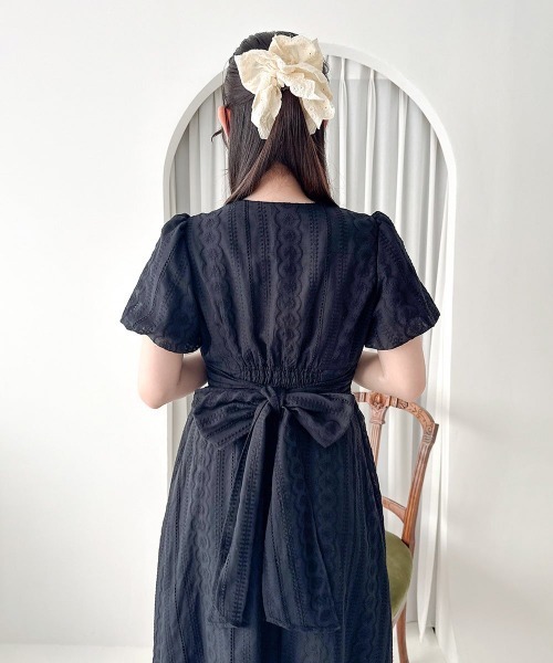 an another angelus(アンアナザーアンジェラス)の「コルセット切り替えレース柄刺繍ワンピース/fint フィント(ワンピース・レディース・オフホワイト・FREE)」の19枚目の写真