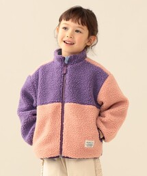 BEAMS mini | ボア リバーシブル ブルゾン 2026FW（90～150cm） キッズ  アウター プチプラ 人気 定番 通園 通学(ブルゾン)