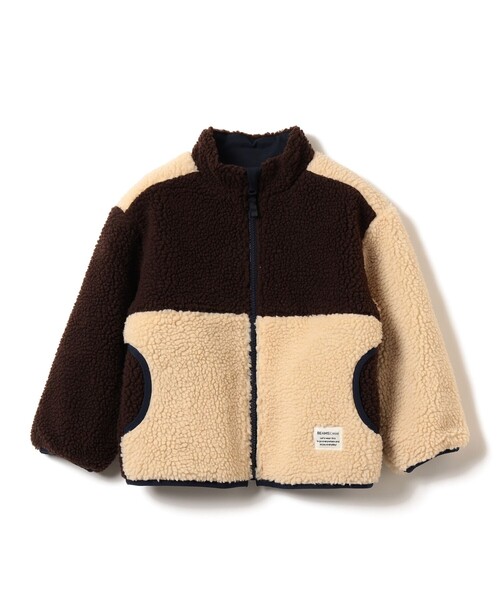 BEAMS mini(ビームスミニ)の「ボア リバーシブル ブルゾン 2026FW(90~150cm) キッズ アウター プチプラ 人気 定番 通園 通学(ブルゾン・キッズ・パープル系その他3/ブラウン・110/100/90/150/140/130/120)」の15枚目の写真