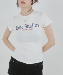 ENVYM | バストロゴプリントTシャツ(Tシャツ/カットソー)
