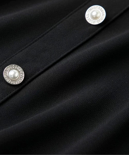 LA POMME petit(ラポミ・プチ)の「Beads Flare Top Long Skirt Set Up(セットアップ・レディース・ブラック・LARGE/MEDIUM/SMALL)」の5枚目の写真
