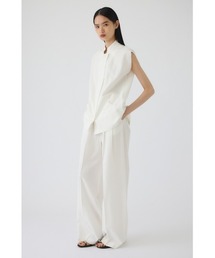 Linen mix box vest(リネンミックスボックスベスト)