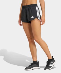 ペーサー ワークアウト スリーストライプス ウーブン ミッドライズ ショーツ / ハーフパンツ / アディダス adidas