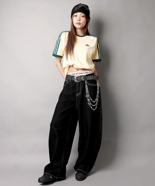 SPINNS（スピンズ）の「合皮ベルト/柄/レオパード（ベルト・レディース・ブラック系その他・ONESIZE）」の5枚目の写真