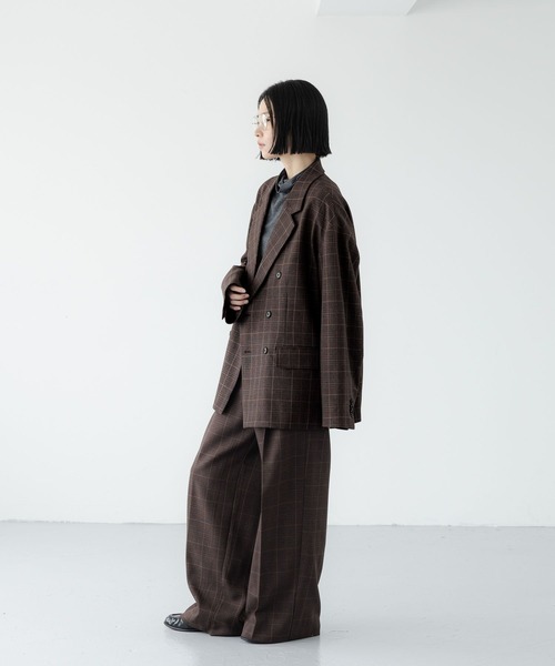 LOWRYS FARM(ローリーズファーム)の「【LFM(U)】LANATECワイドスラックス 724477(スラックス・メンズ・チャコールグレー/ベージュ/ブラウン・LARGE/MEDIUM)」の7枚目の写真