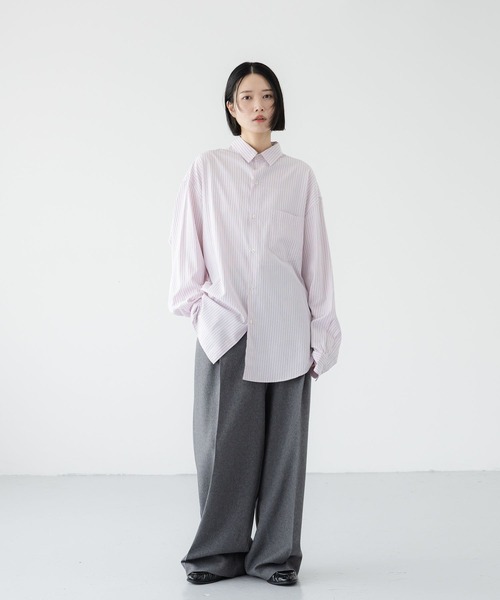 LOWRYS FARM(ローリーズファーム)の「【LFM(U)】LANATECワイドスラックス 724477(スラックス・メンズ・チャコールグレー/ベージュ/ブラウン・LARGE/MEDIUM)」の12枚目の写真