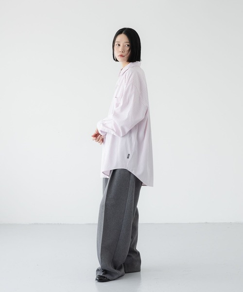LOWRYS FARM(ローリーズファーム)の「【LFM(U)】LANATECワイドスラックス 724477(スラックス・メンズ・チャコールグレー/ベージュ/ブラウン・LARGE/MEDIUM)」の13枚目の写真