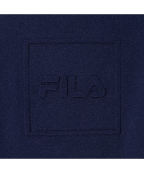 FILA（フィラ）の「EMBOSS LOGO SWEAT SHIRT / エンボスロゴ　スウェットシャツ（スウェット・レディース・ネイビー/ラベンダー/ホワイト・L/M/XL）」の7枚目の写真