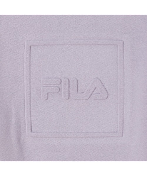 FILA（フィラ）の「EMBOSS LOGO SWEAT SHIRT / エンボスロゴ　スウェットシャツ（スウェット・レディース・ネイビー/ラベンダー/ホワイト・L/M/XL）」の9枚目の写真
