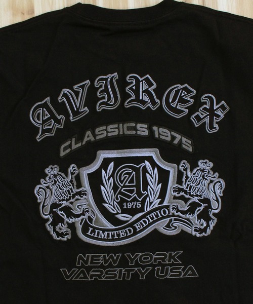 AVIREX（アヴィレックス）の「VARSITY TEE -SELECTED AUTHORIT-（Tシャツ/カットソー・メンズ・ブラック/ホワイト・XL/L/XXL/M）」の17枚目の写真