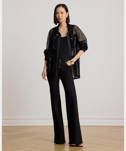 LAUREN RALPH LAUREN(ローレン ラルフ ローレン)の「メッシュ フィールド ジャケット(その他アウター・レディース・ブラック系1・S/M/XS)」の3枚目の写真